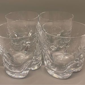 Bohemian Shot Glass Set Of 4 Crystal Bohemia Double Old Fashioned Whiskey Czech
